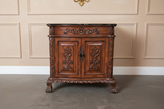 The Florentine Carved Vanity Cabinet